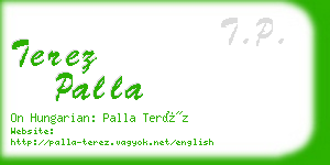 terez palla business card